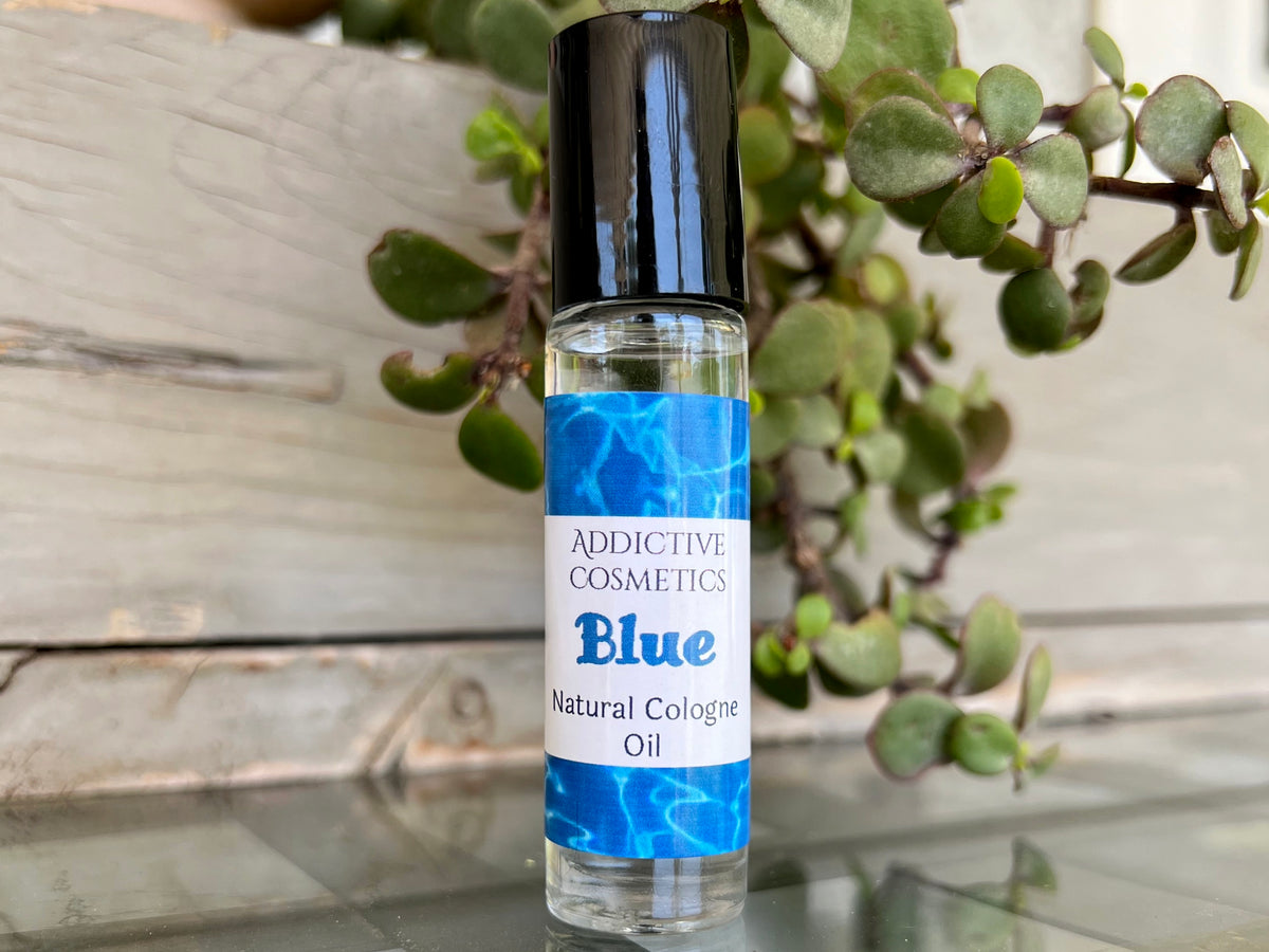 BLUE- Inspired by Cool Water Cologne- Natural Cologne Oil- Vegan Frien -  Addictive Cosmetics