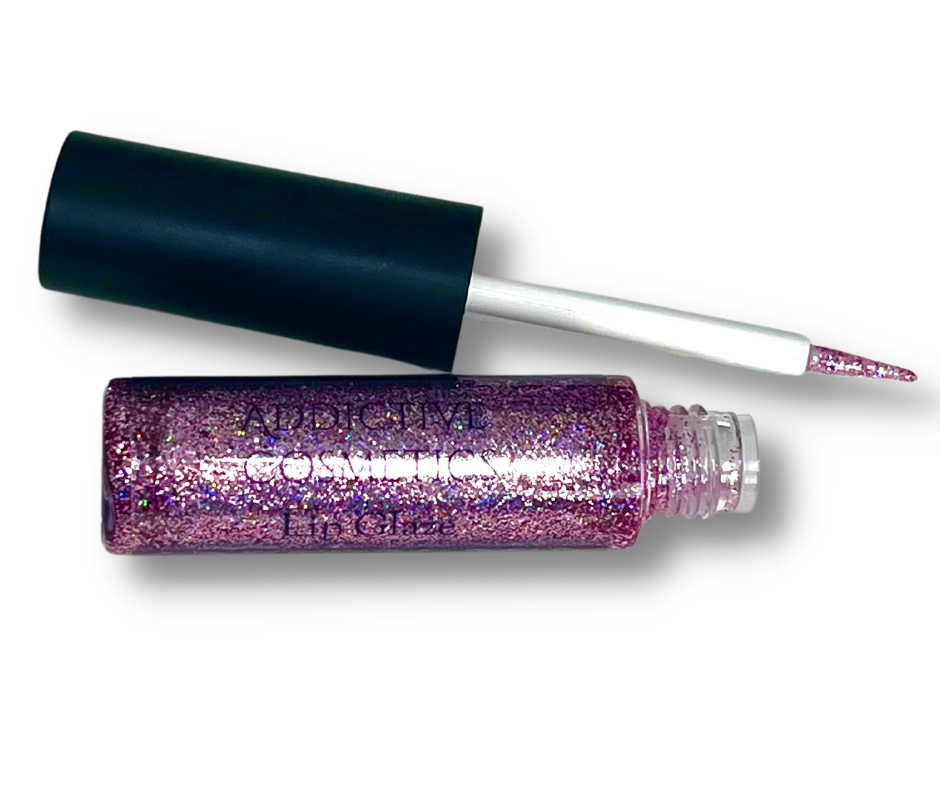 DAYDREAMER Liquid Lip Glaze - Holographic Glitter Lip Gloss- Vegan Fri -  Addictive Cosmetics